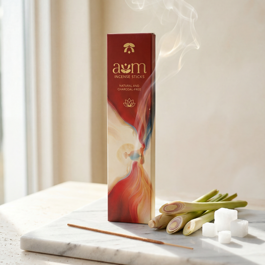 AUM Citrus Light Incense Sticks : Lemongrass & Camphor