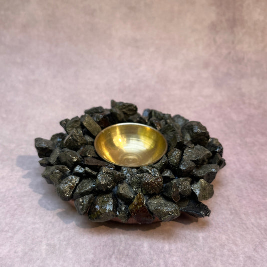 AUM Amethyst Crystal Diya Holder (Copy) description correction - Weight mentioned