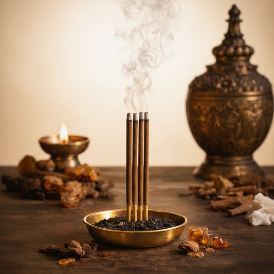 AUM Sacred Oudh & Amber Long Dhoop : Deep Rituals