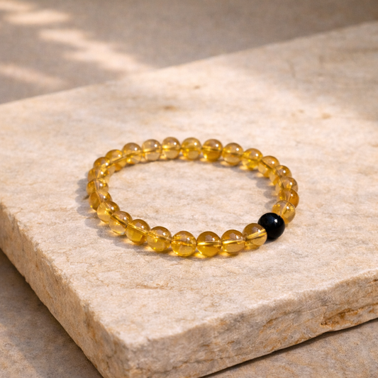 AUM Citrine Focus Bracelet : Abundance