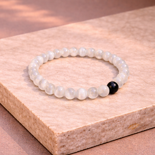 AUM Moonstone Balance Bracelet