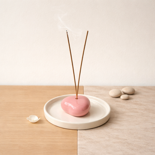 AUM Heart Incense Holder