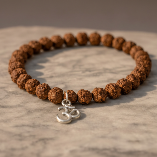 AUM 5 Mukhi Rudraksha Bracelet