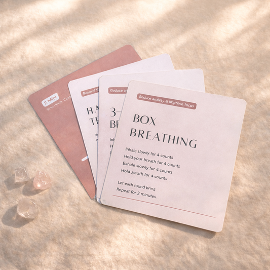 AUM Calm Reset Cards