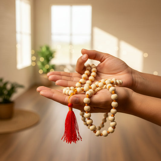 AUM Tulsi Jap Mala 108 Beads