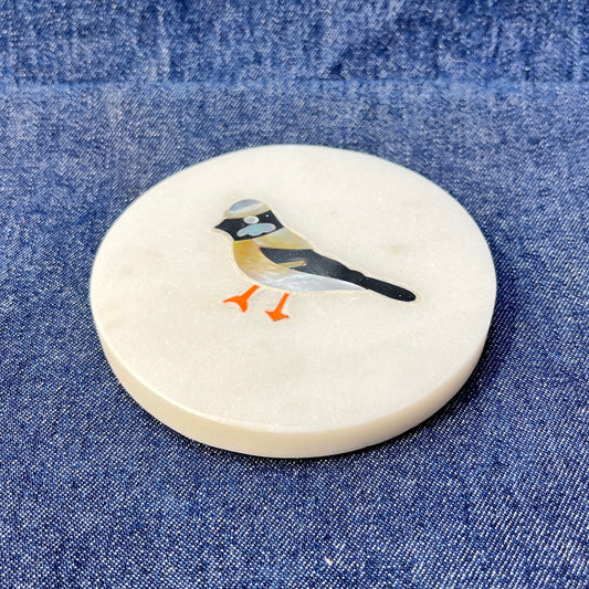 AUM Sparrow Marble Coaster