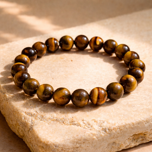 AUM Pure Tiger's Eye Bracelet