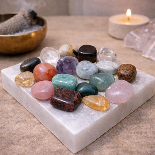 AUM Multi Crystal Tumbles