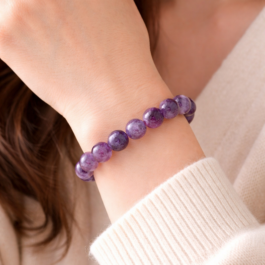 AUM Pure Amethyst Bracelet