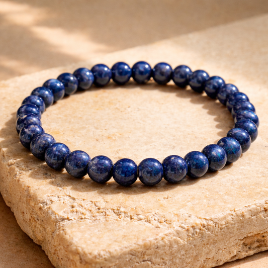 AUM Pure Lapis Lazuli Bracelet