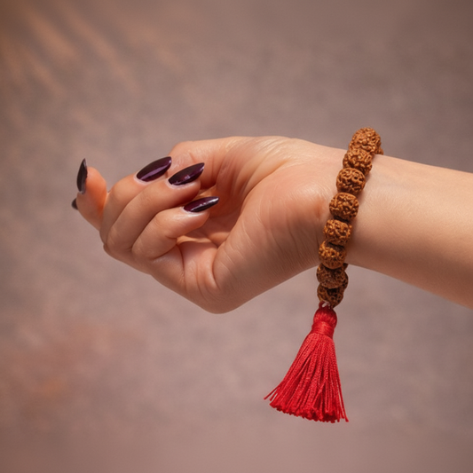 AUM Rudraksha Jap Mala 27 Beads