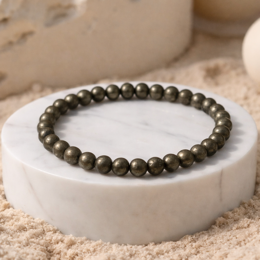 AUM Pure Pyrite Bracelet