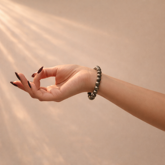 AUM Pure Pyrite Bracelet