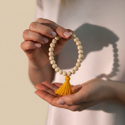 AUM Tulsi Jap Bracelet · 27+1