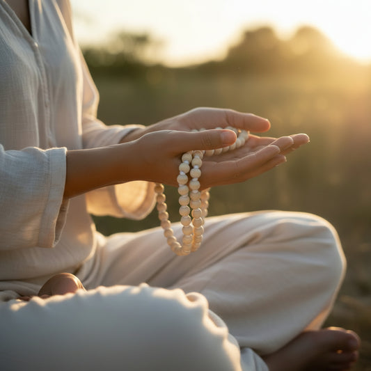 AUM Tulsi Jap Mala · 108 Beads
